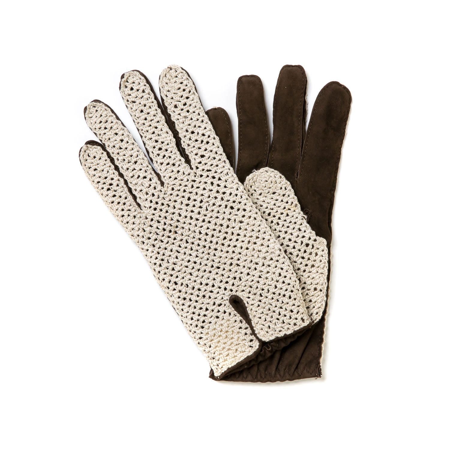 Gloves "Karlsbad" made of Leather and Wool - hand-sewn
